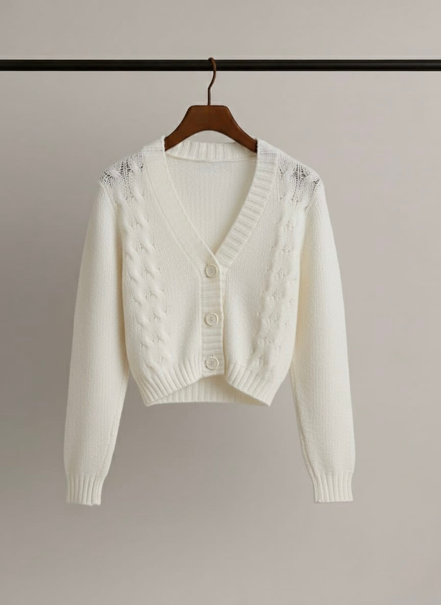 The “Clean Girl” Cardigan