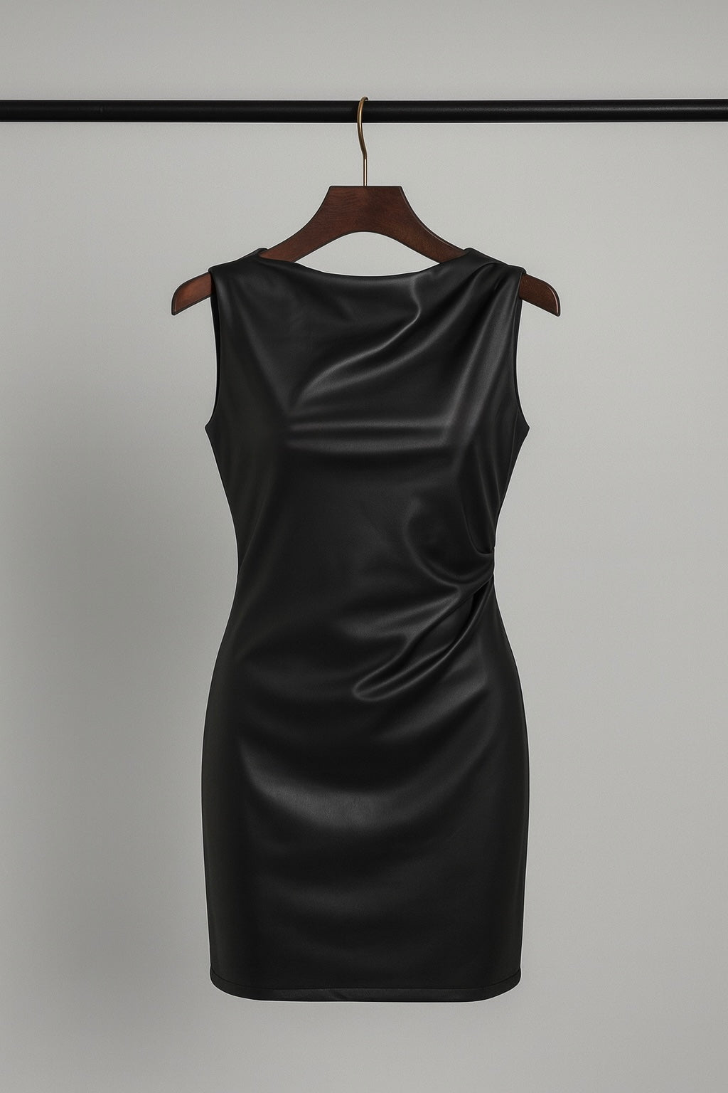 The “Noír Contour” Dress