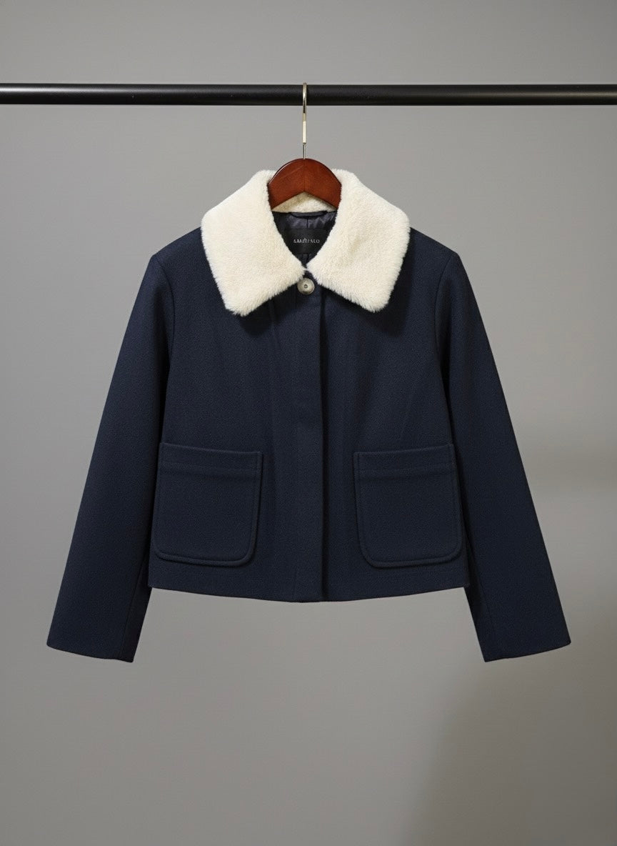 The “Midnight Shearling” Jacket